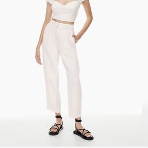 Aritzia Carrot Pant light birch NWT